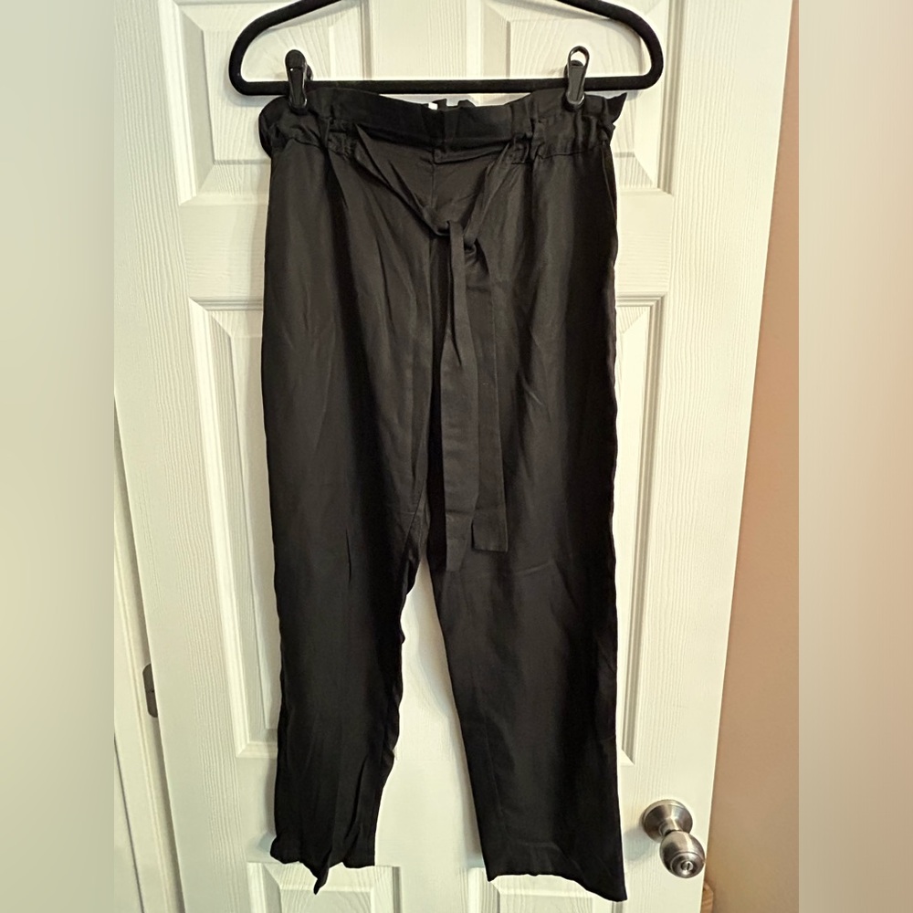 Emerson Fry Black Drawstring Paris Pants - Picture 2 of 4